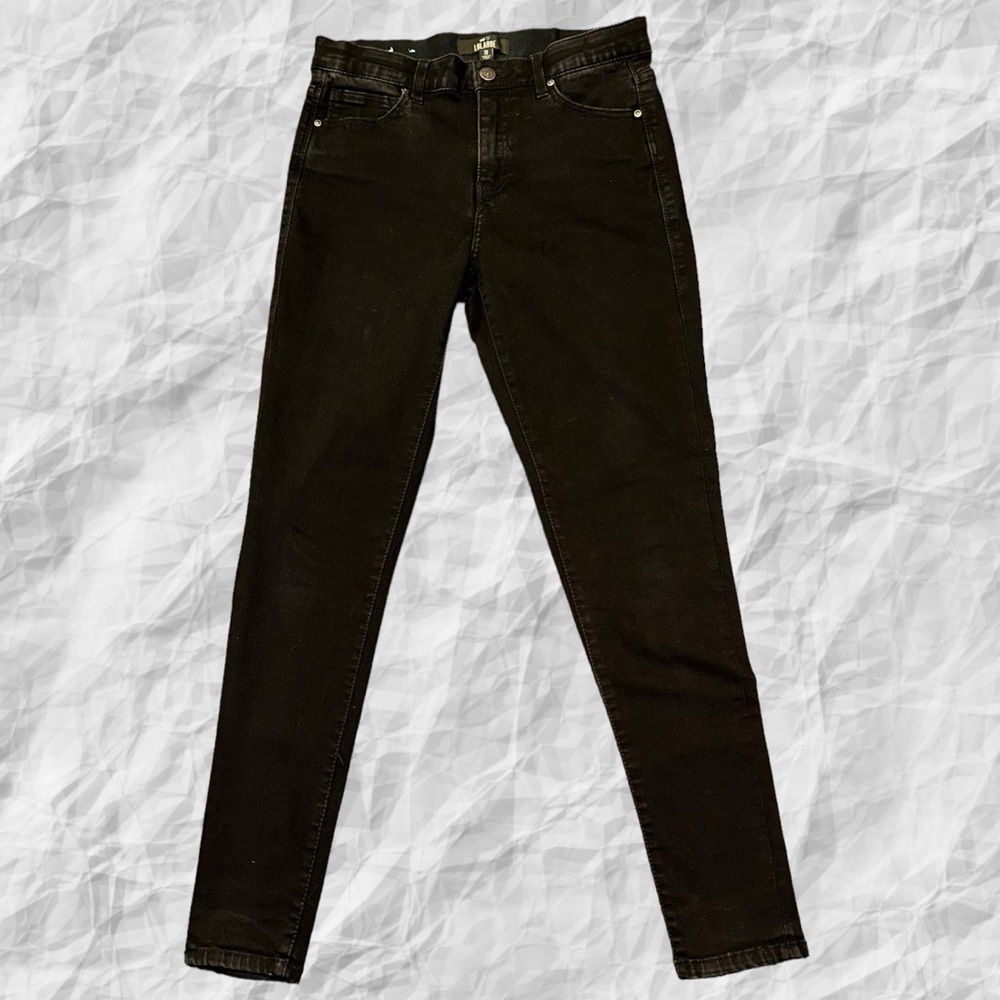 LULAROE‎ Magic Waist Stretch Black Skinny Jeans Style L-161367 size 28